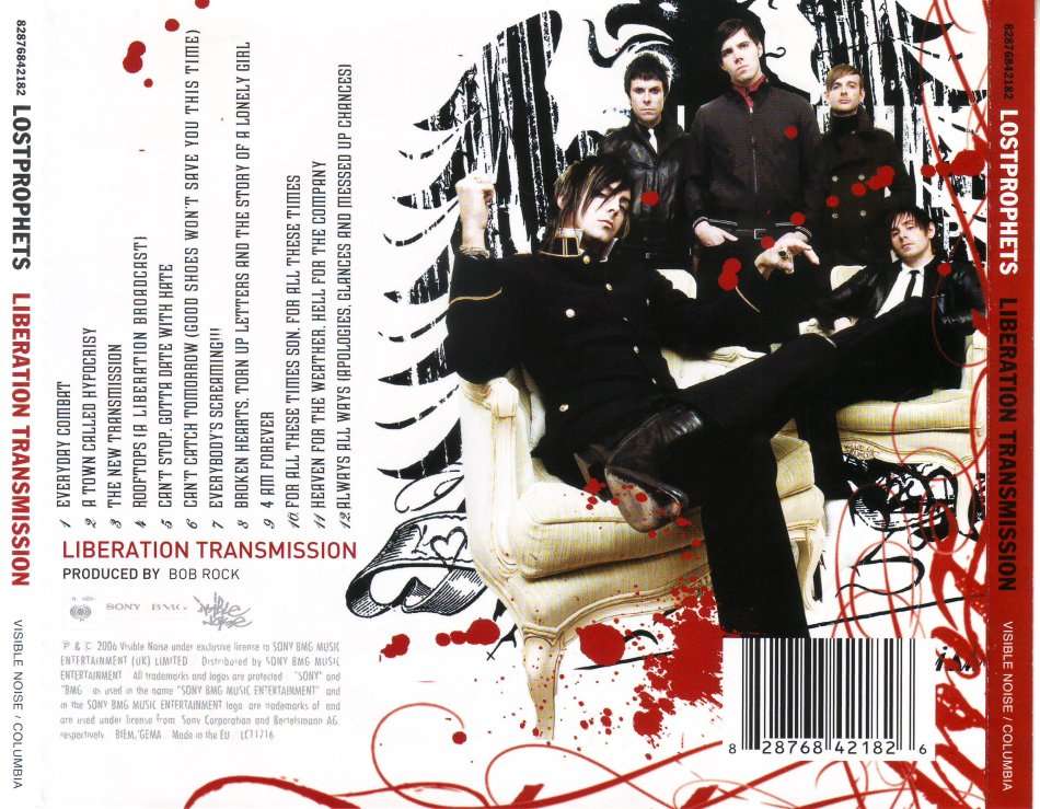 LOSTPROPHETS - Liberation transmission (CD) 82876842182 NM