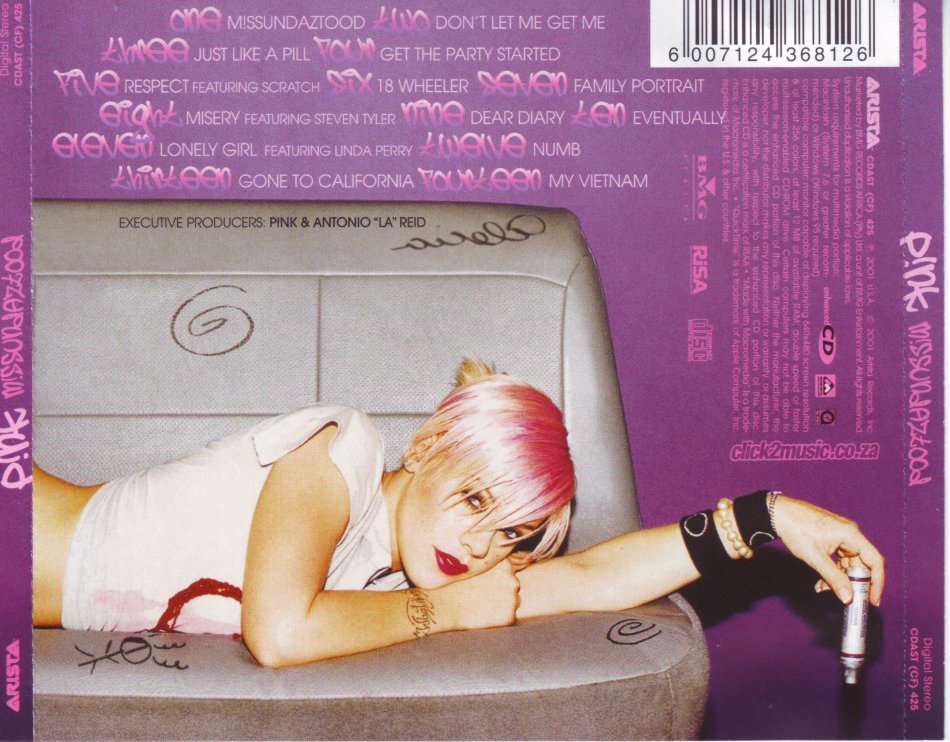 PINK - Missundaztood CDAST (CF) 425 (FREE BULK SHIPPING)