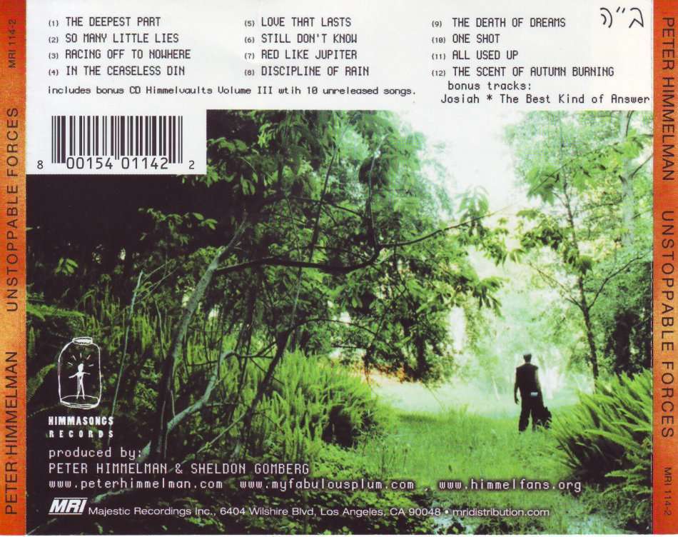 PETER HIMMELMAN - Unstoppable forces / Himmelvaults III (double CD) MRI 114-2 NM-