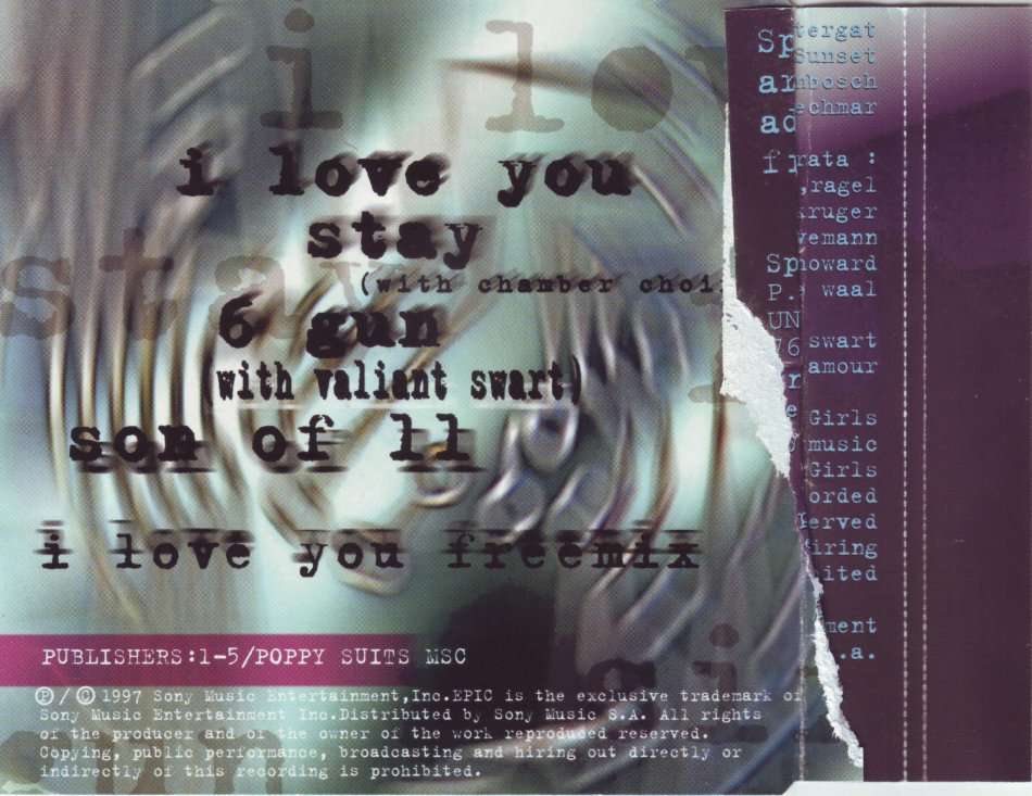 SPRINGBOK NUDE GIRLS - be-vest at iafrica. com (CD single, booklet  tear) CDSIN 167 I EX