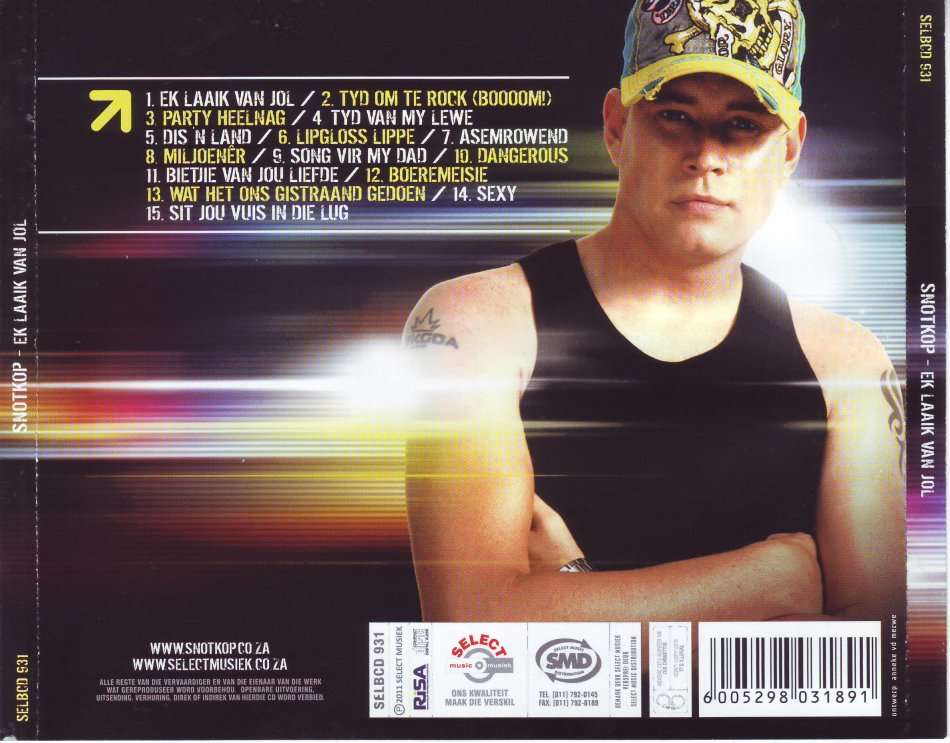 SNOTKOP - Ek laaik van jol SELBCD931   (FREE BULK SHIPPING)