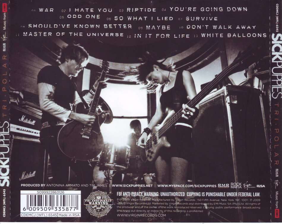 SICK PUPPIES - Tri-polar (CD) CDEMCJ (WFL) 6545 NM