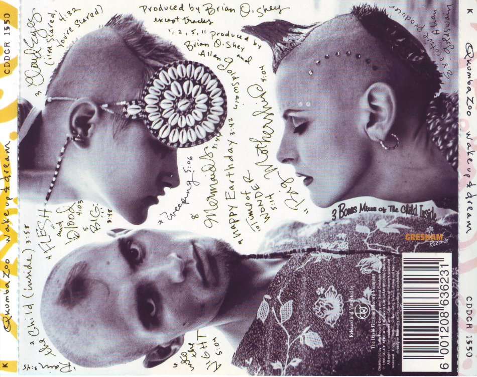 QKUMBA ZOO - Wake up and dream CDDGR 1350 (FREE BULK SHIPPING)