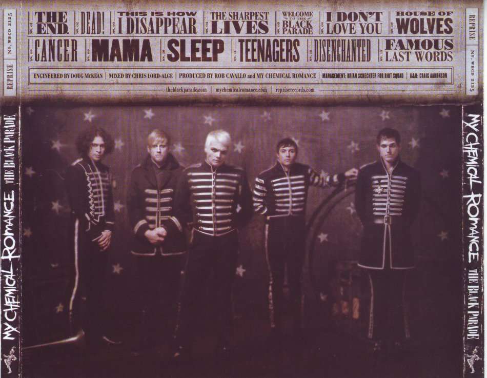 MY CHEMICAL ROMANCE - The black parade (CD)  WBCD 2125 (FREE BULK SHIPPING)