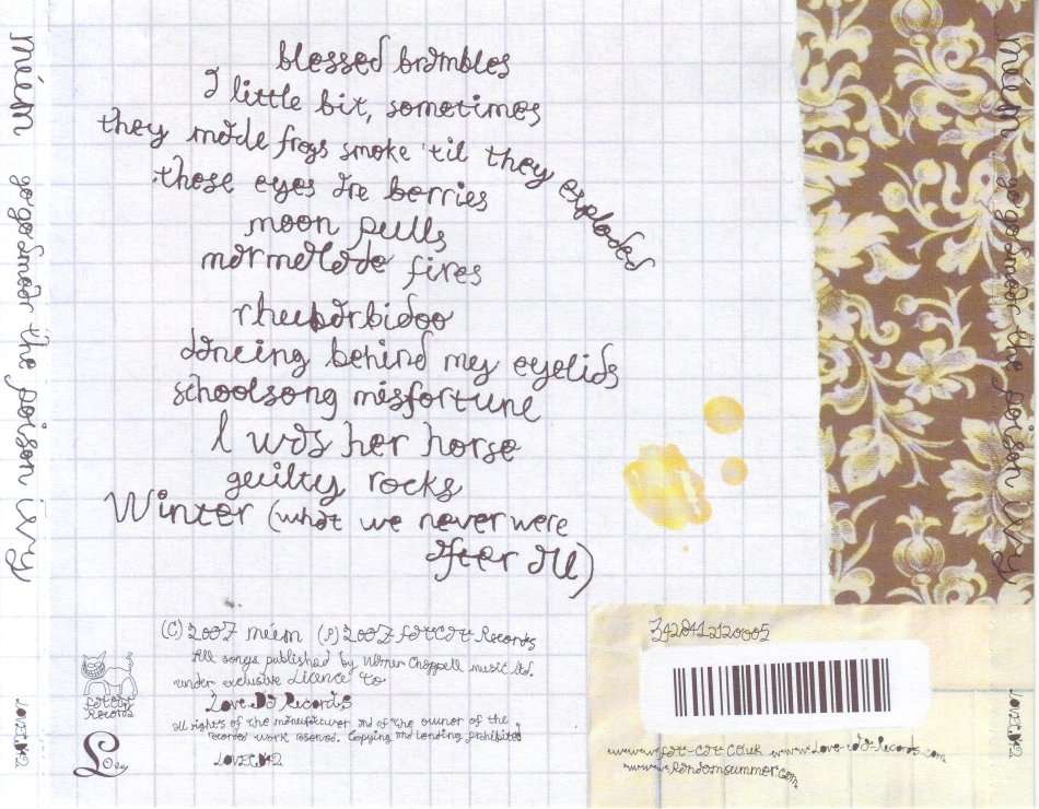 MUM - Go go smear the poison ivy (CD) LOVECD42 NM (FREE BULK SHIPPING)