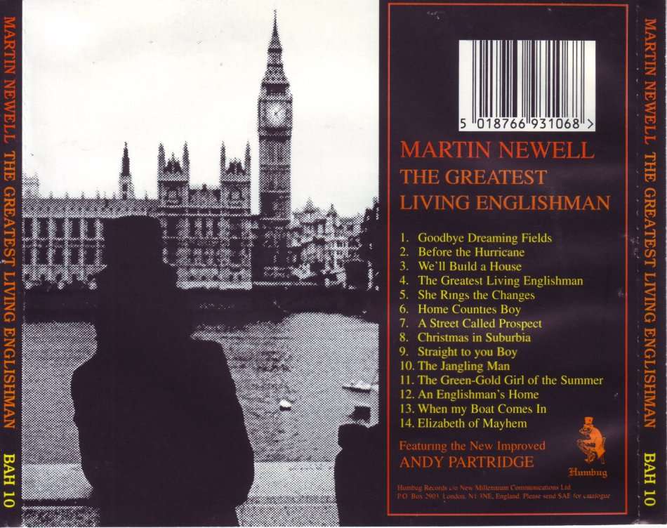 MARTIN NEWELL - The greatest living Englishman (CD) BAH 10 NM