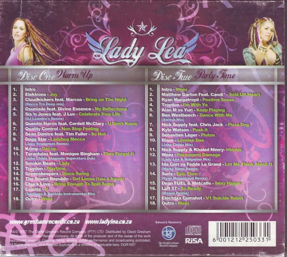 LADY LEA - Catch me if you can : 3rd time lucky (double CD) DGR 1697 K (FREE BULK SHIPPING)