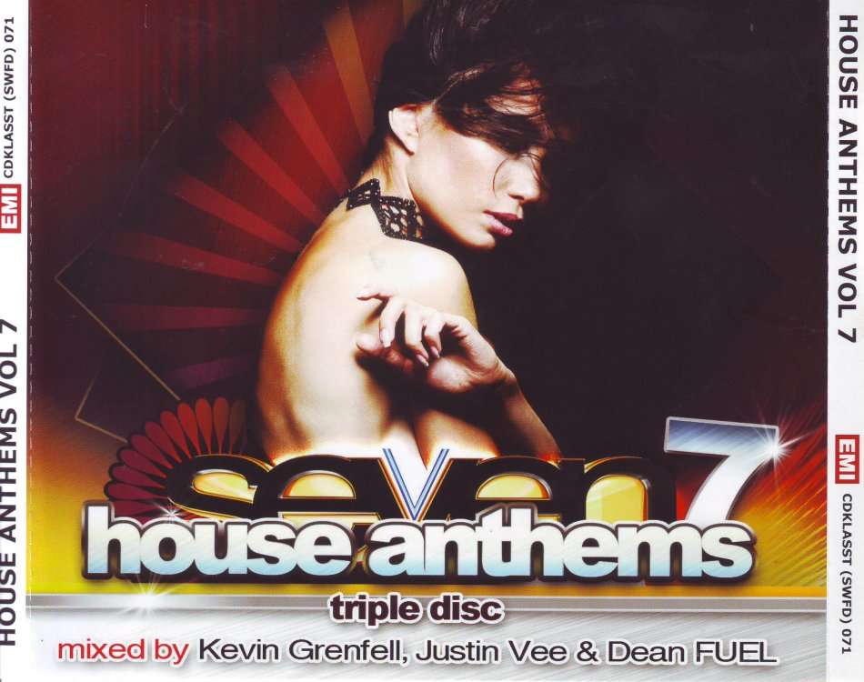 HOUSE ANTHEMS 7 - Compilation (3CD set) CDKLASST(SWFD)071 (FREE BULK SHIPPING)