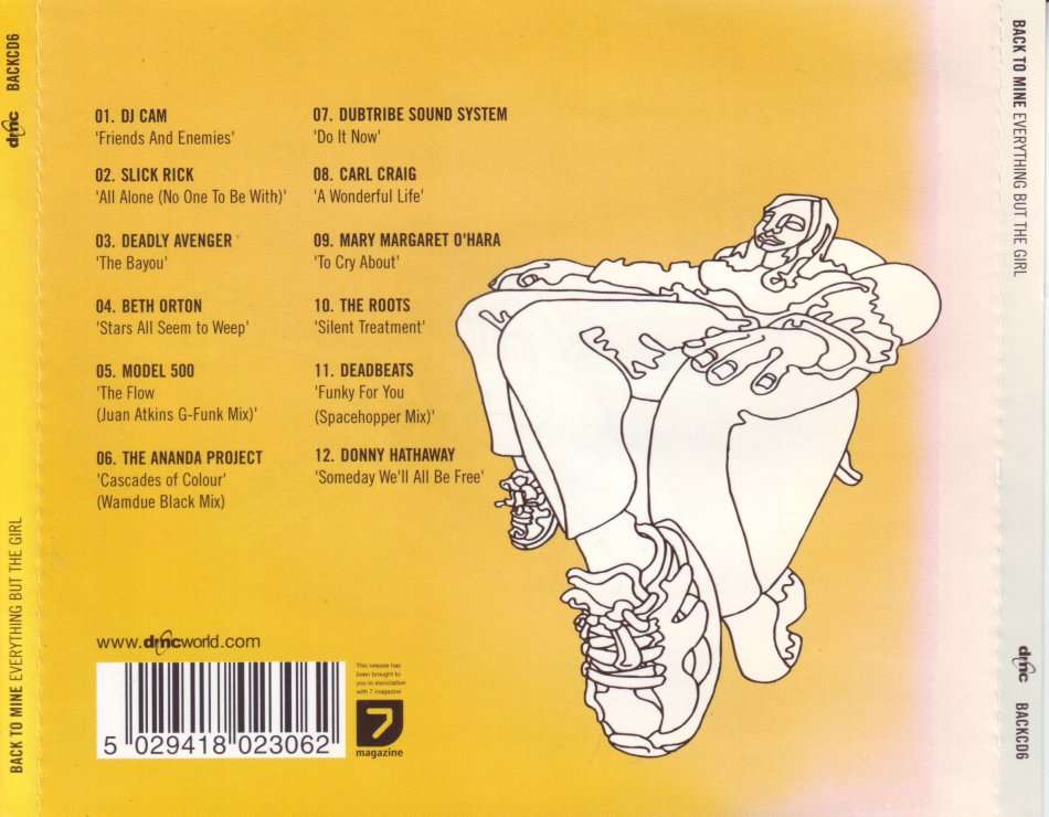 BACK TO MINE: EVERYTHING BUT THE GIRL - Compilation (CD) BACKCD 6