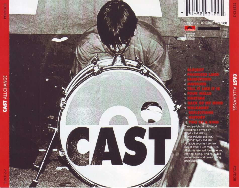 CAST- All change (CD) 529312-2 NM (R25 SALE)