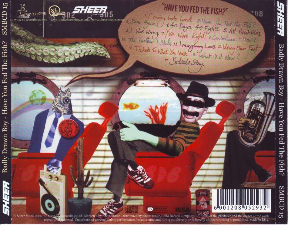 BADLY DRAWN BOY - Have you fed the fish?  (CD)  SMBCD 15 EX