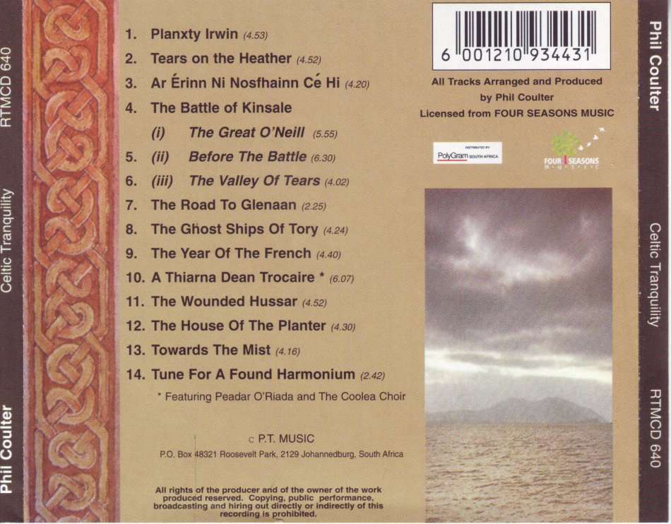 PHIL COULTER - Celtic tranquility (CD) RTMCD 60 EX