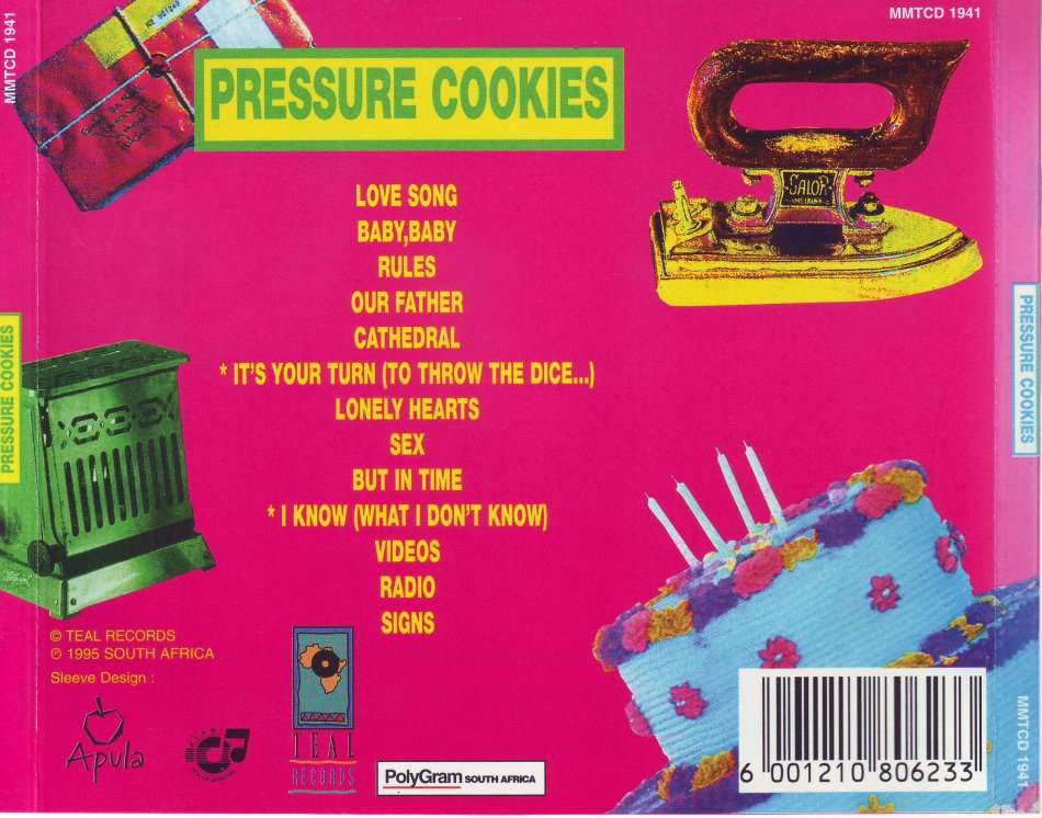 PRESSURE COOKIES - Swallow (CD) MMTCD 1941 EX