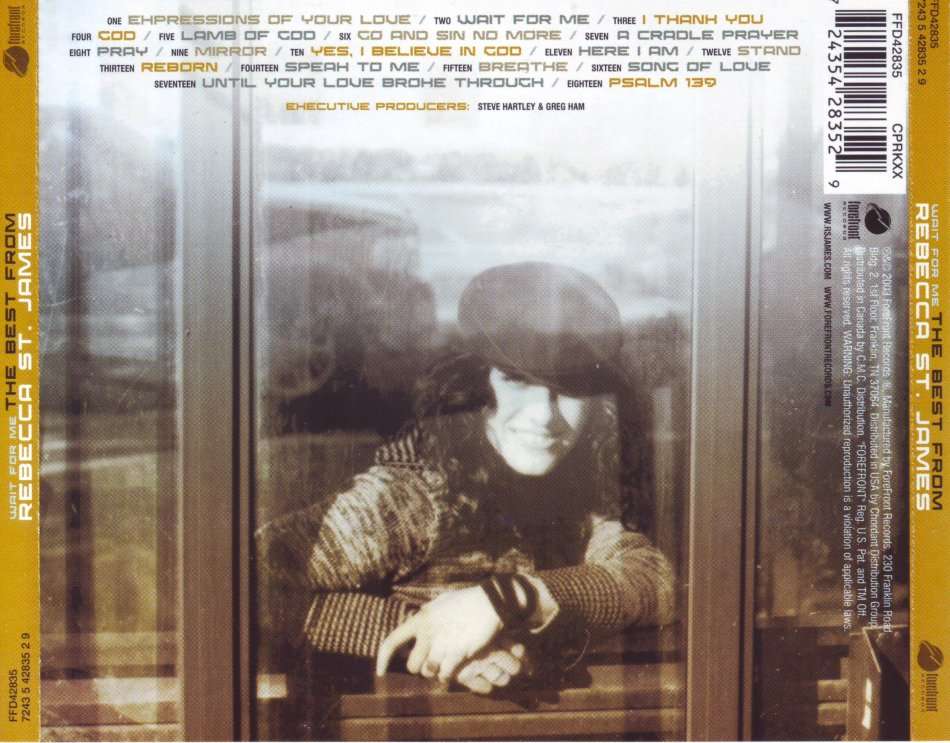 REBECCA ST. JAMES -  Wait for me : The best from Rebecca St. James (CD)  FFD42835 (FREE BULK SHIP)
