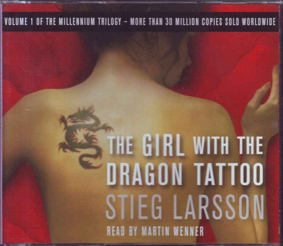 STIEG LARSSON - The girl with the dragon tattoo (abridged) (6 disc box set) (FREE BULK SHIPPING)