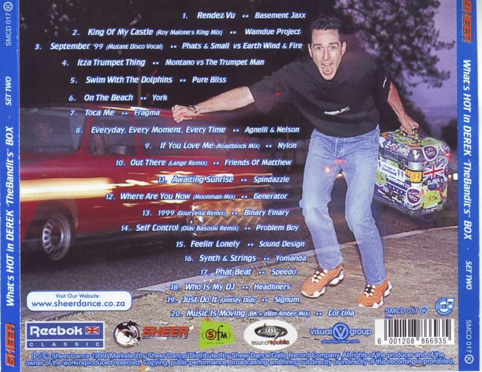 WHAT'S HOT IN DEREK "THE BANDIT'S" BOX - Set two (CD) SMCD 017 K (FREE BULK SHIPPING)