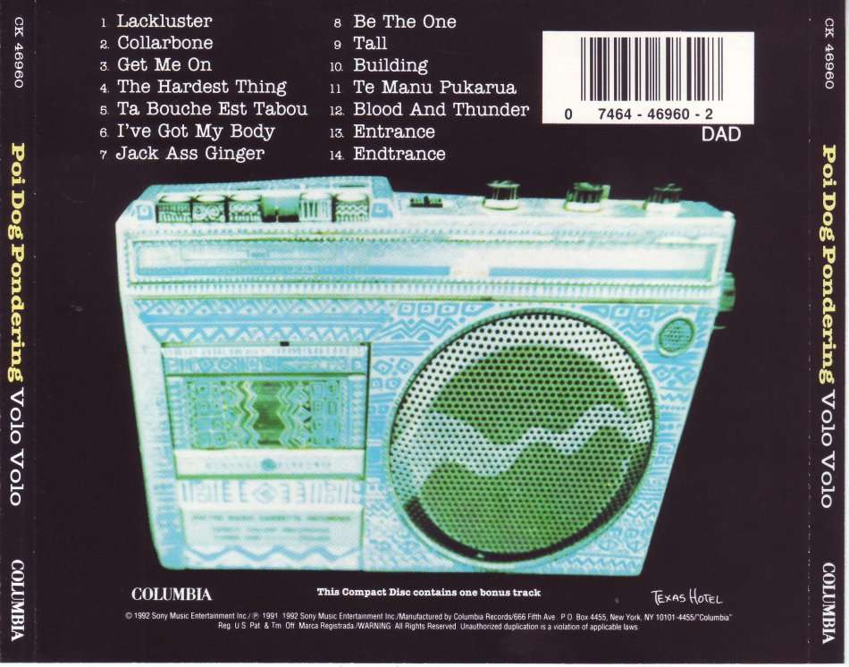 POI DOG PONDERING - Volo volo (CD) CK 46960 NM