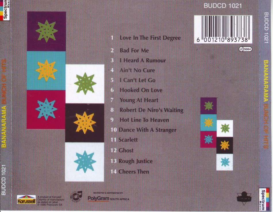 BANANARAMA - A bunch of hits (CD) BUDCD 1021  (FREE BULK SHIPPING)