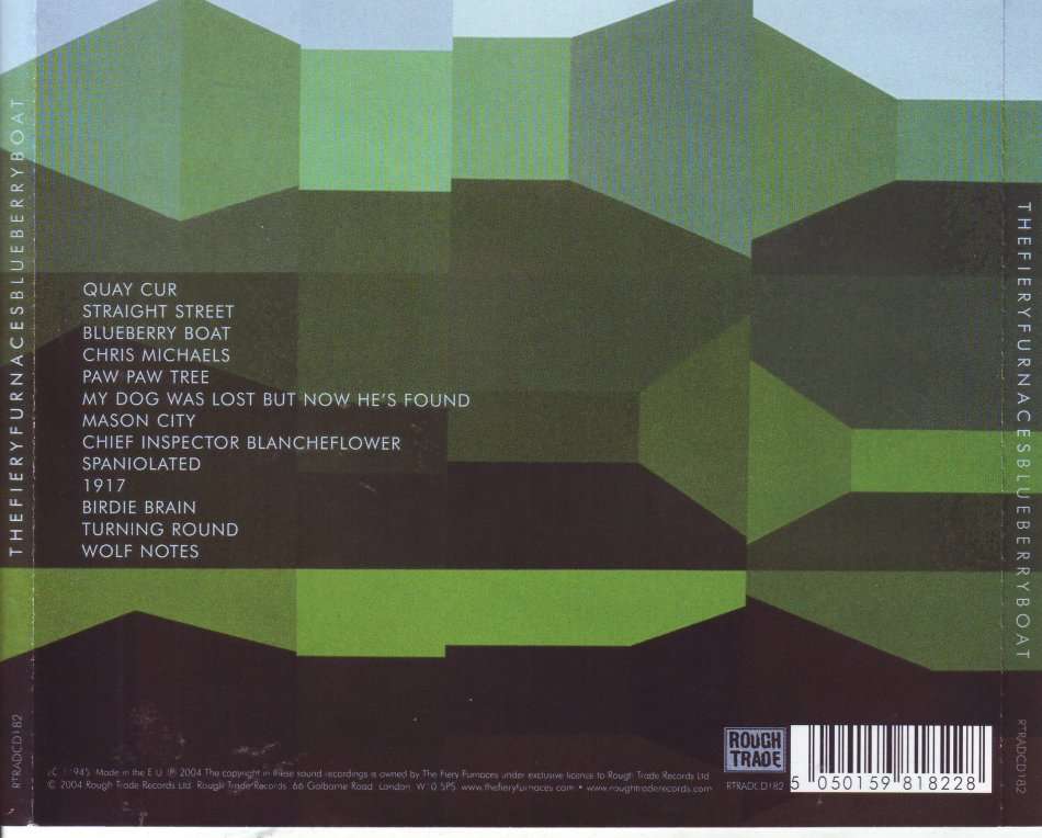 THE FIERY FURNACES - Blueberry boat (CD) RTRADCD182 NM (FREE BULK SHIPPING)