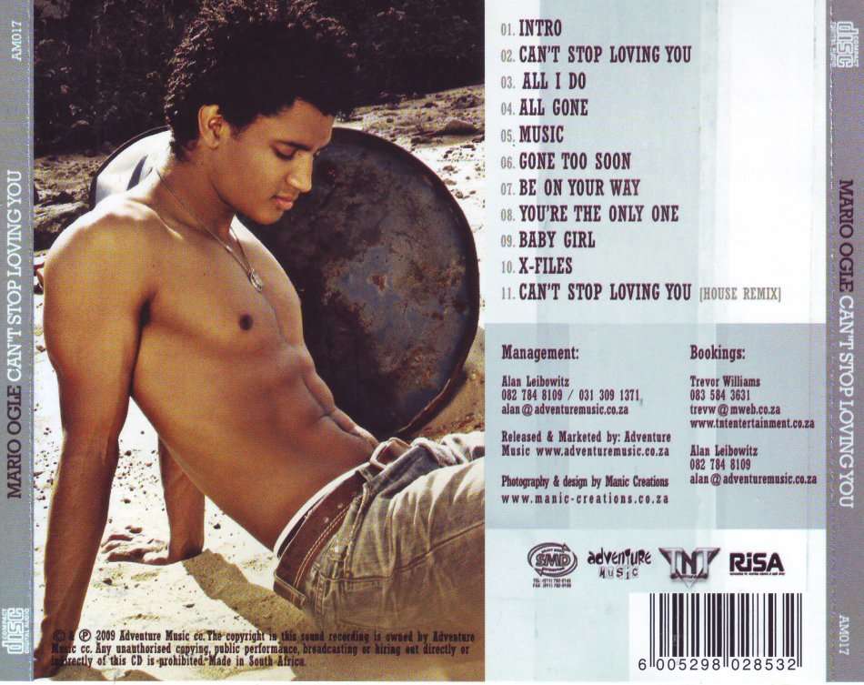 MARIO OGLE - Can`t stop loving you (CD, signed) AMO17 NM
