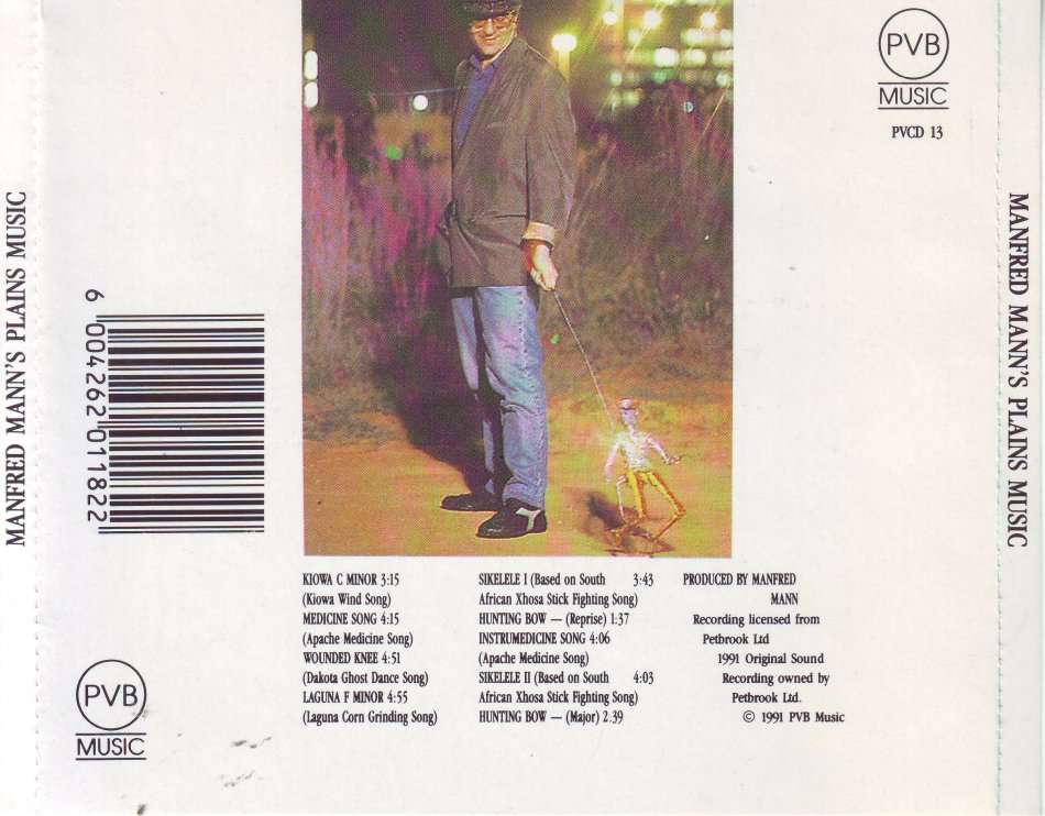 MANFRED MANN`S PLAINS MUSIC -  Plains Music (CD) PVCD 13 NM-