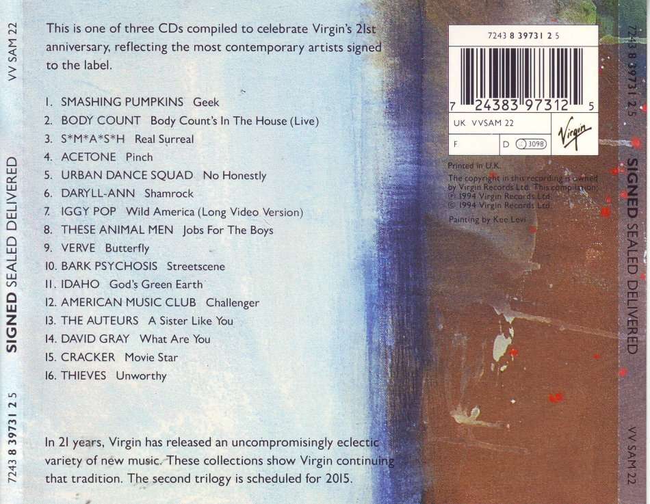 SIGNED SEALED DELIVERED - Compilation (CD) 7243 8 39731 2 5 NM