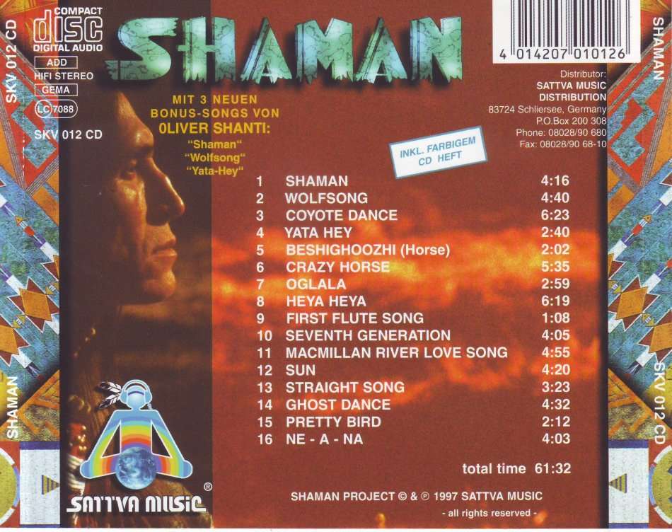 SHAMAN - Compilation (CD) SKV 012 CD NM