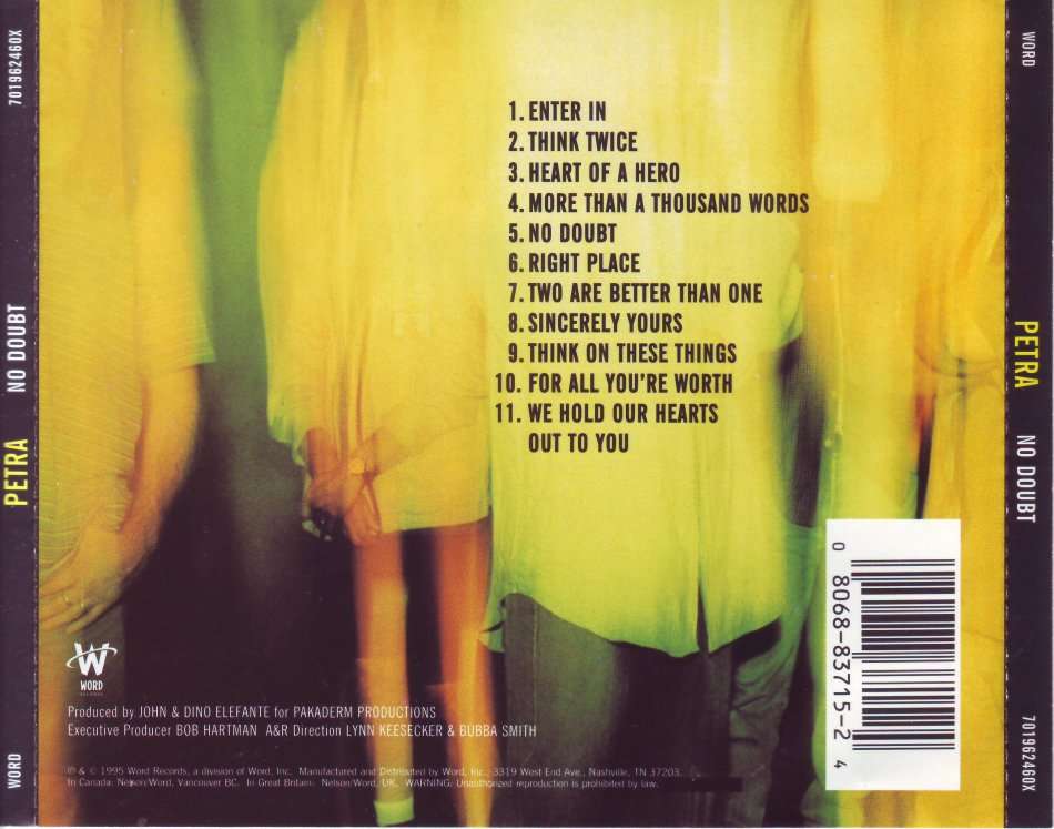 PETRA - No doubt (CD) 701962460X