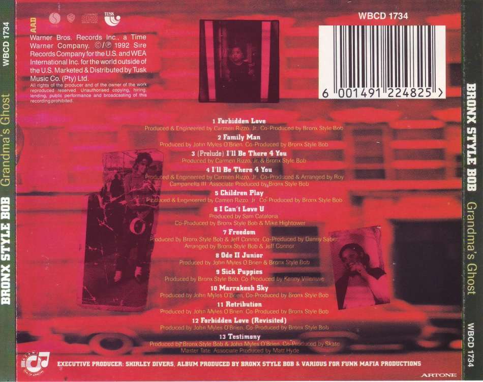 BRONX STYLE BOB - Grandma`s ghost (CD) WBCD 1734 EX