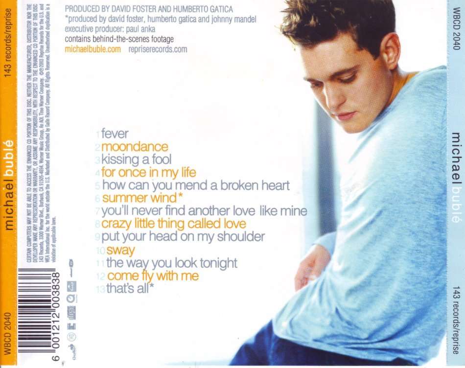 MICHAEL BUBLE - Michael Buble (CD) WBCD 2040