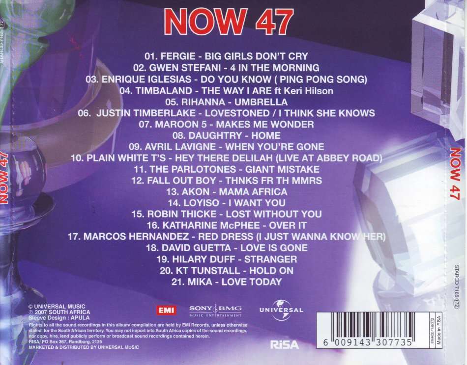 NOW 47 (SA) - Compilation (CD) STARCD 7185 EX