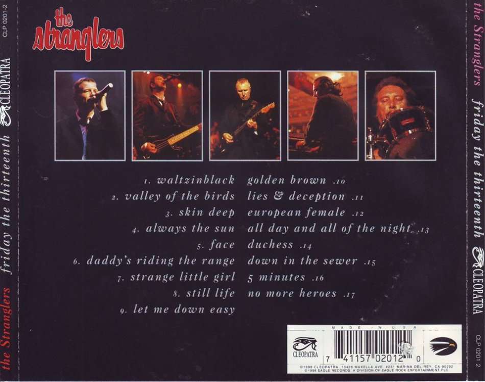 THE STRANGLERS - Friday the thirteenth (live) (CD) CLP 0201-2 NM