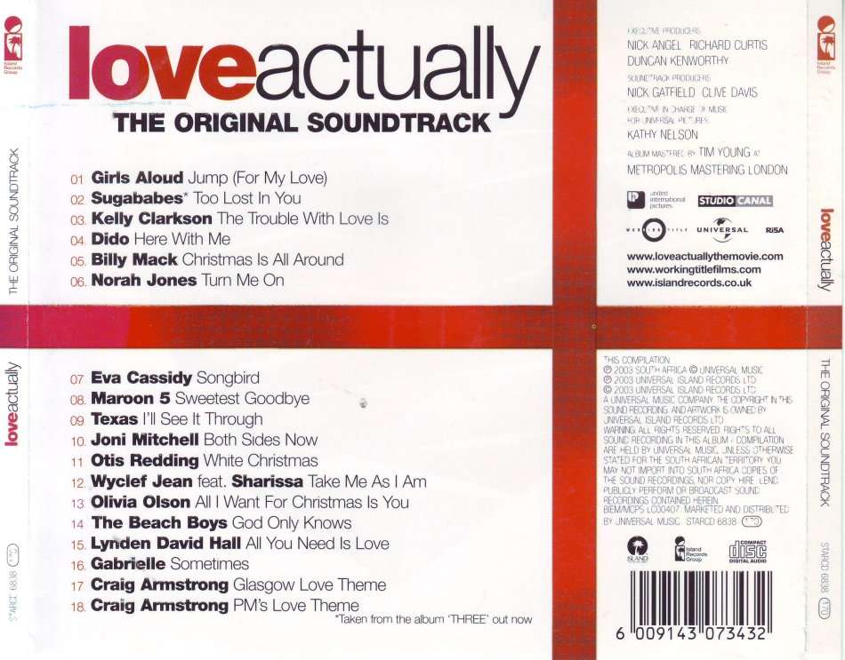 LOVE ACTUALLY - The original soundtrack (CD) STARCD 6838 NM-