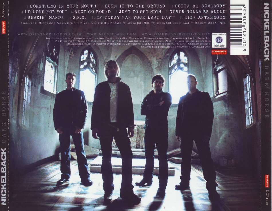 NICKELBACK - Dark horse (CD) DGR 1740 K EX