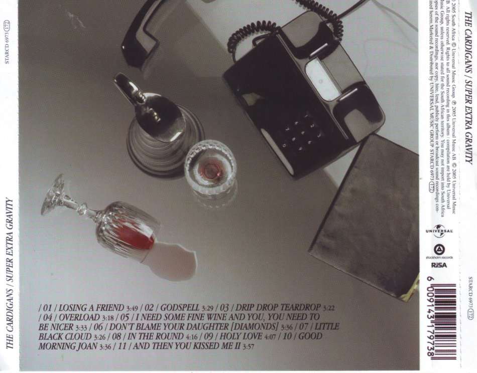 THE CARDIGANS - Super extra gravity (CD) STARCD 6973 NM