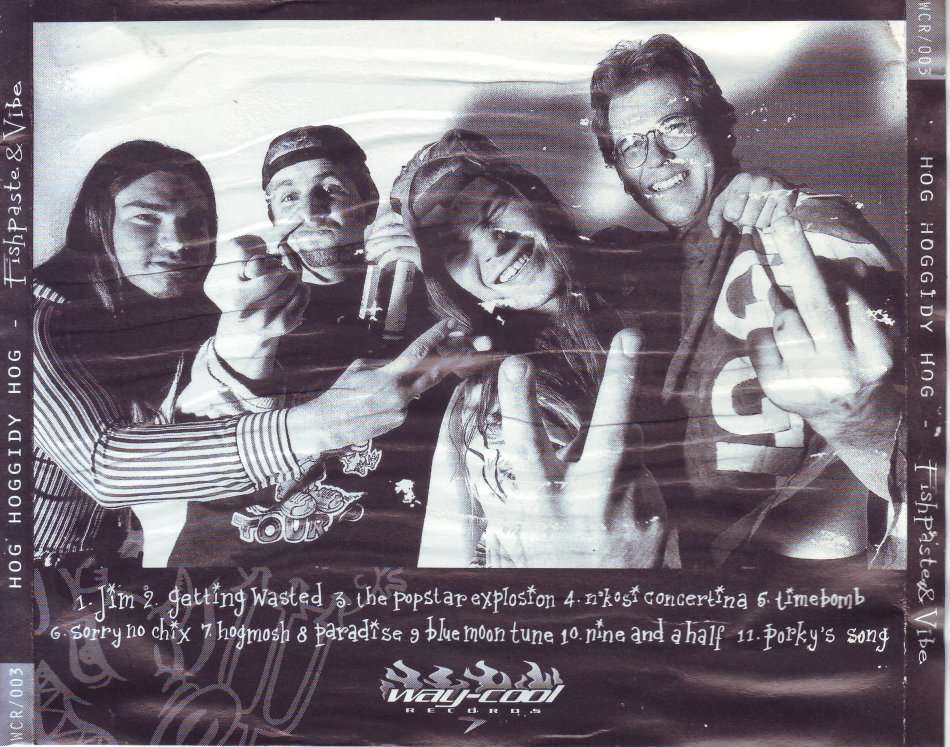 HOG HOGGIDY HOG - Fishpaste & vibe (CD, pages of booklet stuck together)WCR/003 VG+ (FREE BULK SHIP)