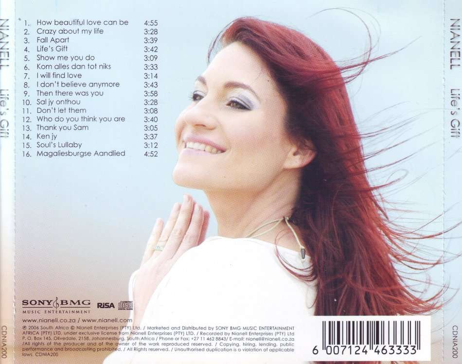 NIANELL - Life`s gift (CD) CDNIA200 NM-