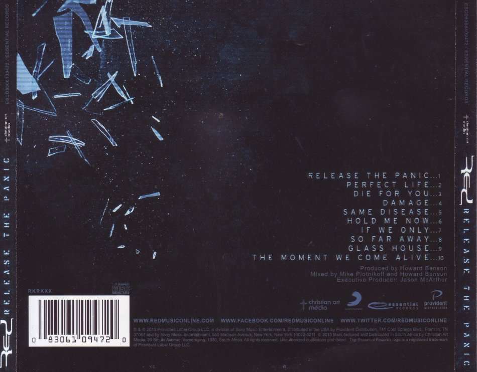 RED - Release the panic (CD) 83061 09472 NM