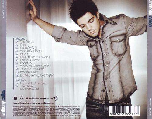 ANTHONY CALLEA - Anthony Callea (CD + bonus CD) 82876685972 NM/VG+