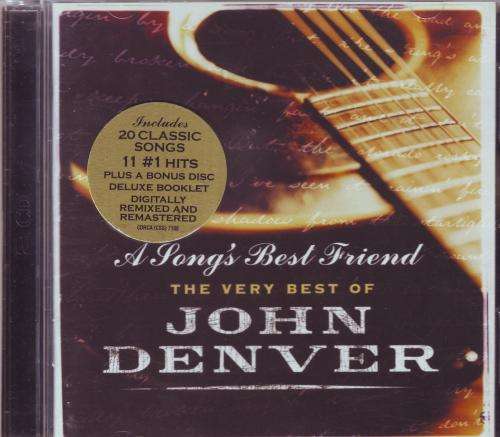 JOHN DENVER - A song`s best friend: the very best of (X2 CD) CDRCA (CSS) 7108  EX (FREE BULK SHIP)
