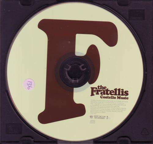 THE FRATELLIS - Costello music (CD, small sticker on disc) 1707193 EX