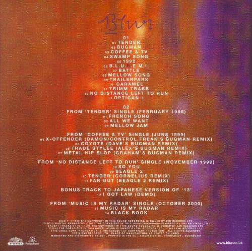 BLUR - 13 (double CD, box set, special edition) FOODCDX29 NM