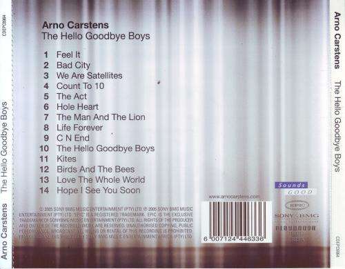 ARNO CARSTENS - The hello goodbye boys (CD) CDEPC 6964 EX