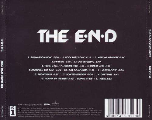 BLACK EYED PEAS - The E.N.D. (CD) STARCD 7363 EX