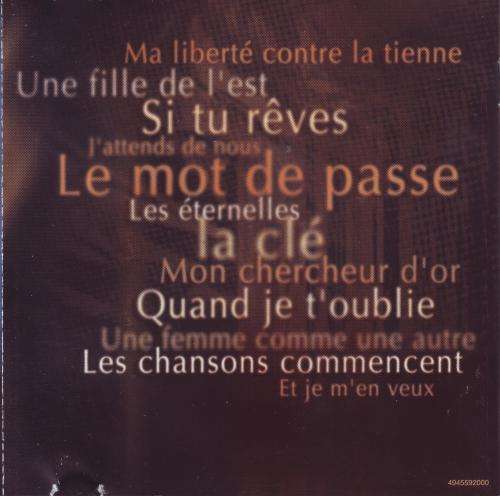 Patricia Kaas - Le Mot de Passe (CD) COL 494559 2