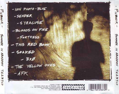 PINBACK - Summer In Abaddon (CD) TG237CD VG+
