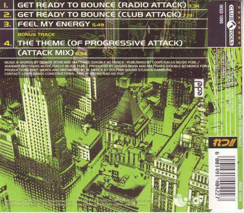 BROOKLYN BOUNCE - Get ready to bounce (CD, maxi single) INSD 1006 VG+