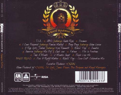 K`NAAN - Troubadour champion edition (CD) STARCD 7451 NM-