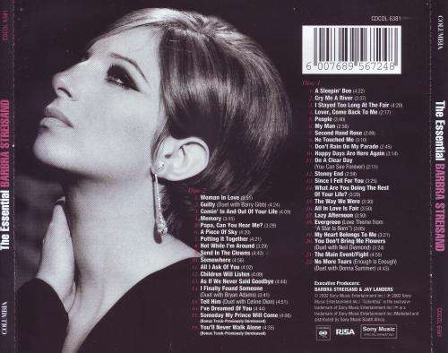 BARBRA STREISAND - The Essential Barbra Streisand (double CD) CDCOL 6381 EX/VG+