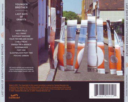 YOUNGER BROTHER - The last days of gravity (CD) TWSCD32 NM